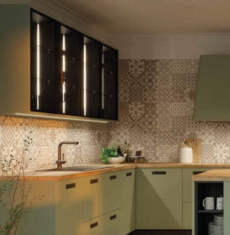 cuisine ouverte sur le salon