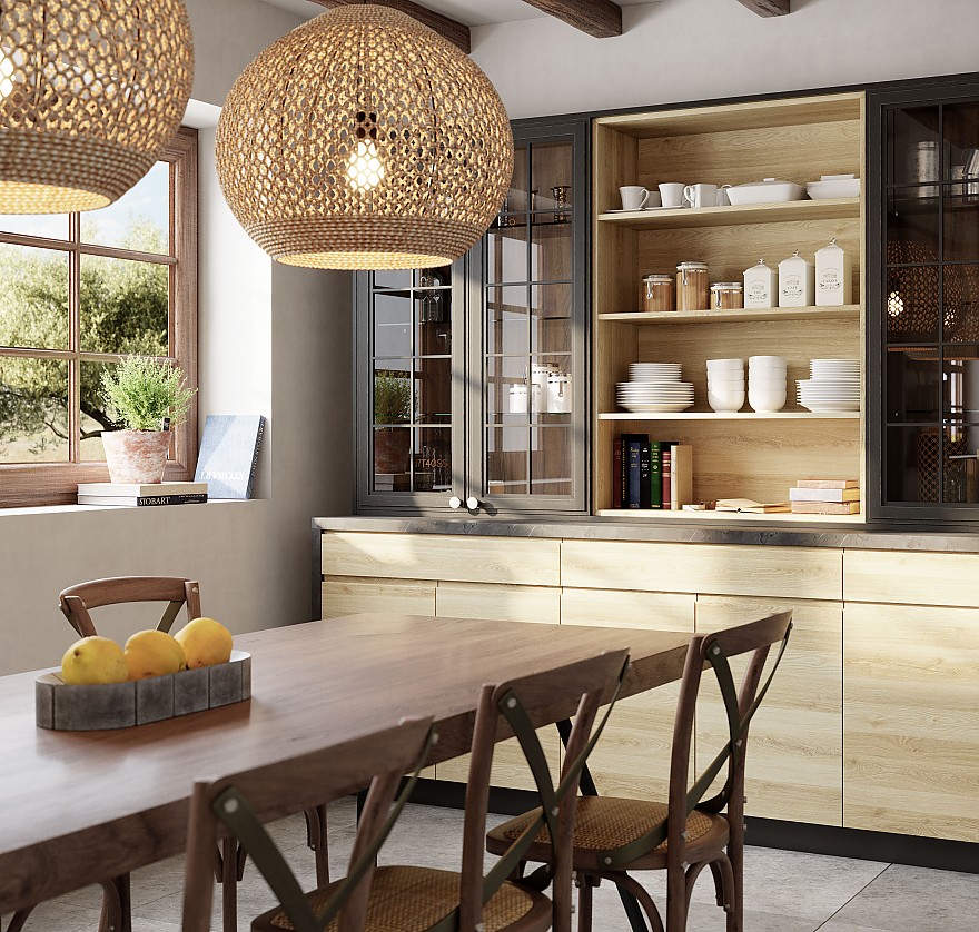 éléments décoratifs cuisine et salle à manger